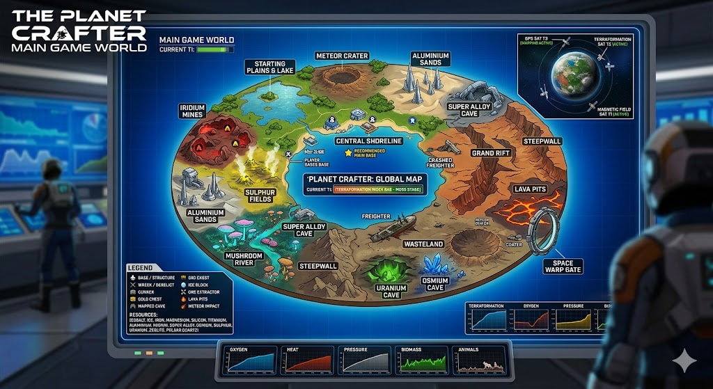 Planet Crafter Map