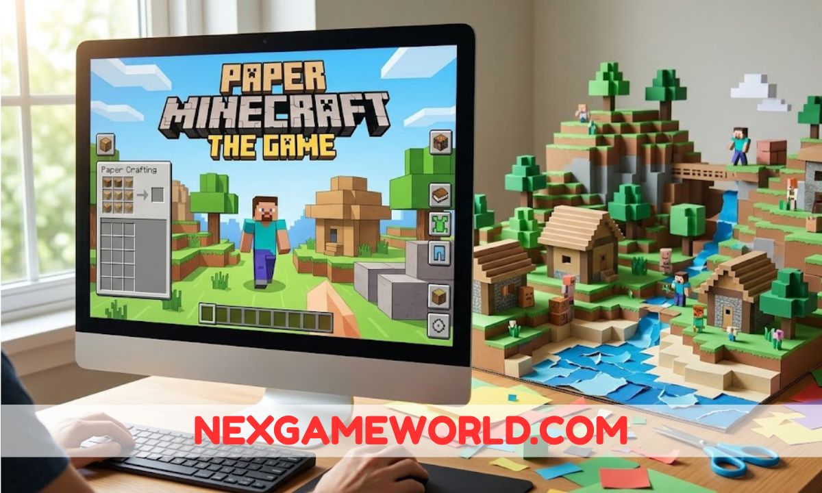 Paper Minecraft The Game